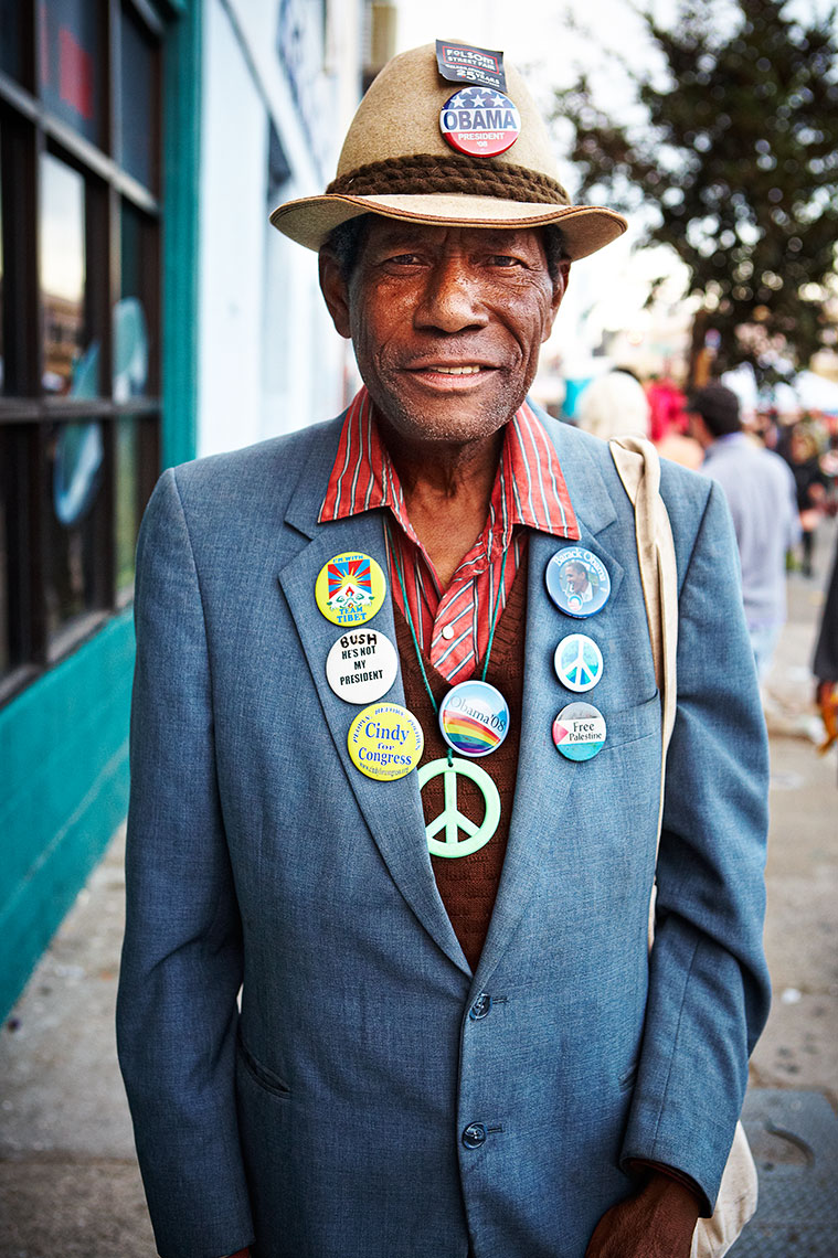 Folsom Street Fair : Button Man