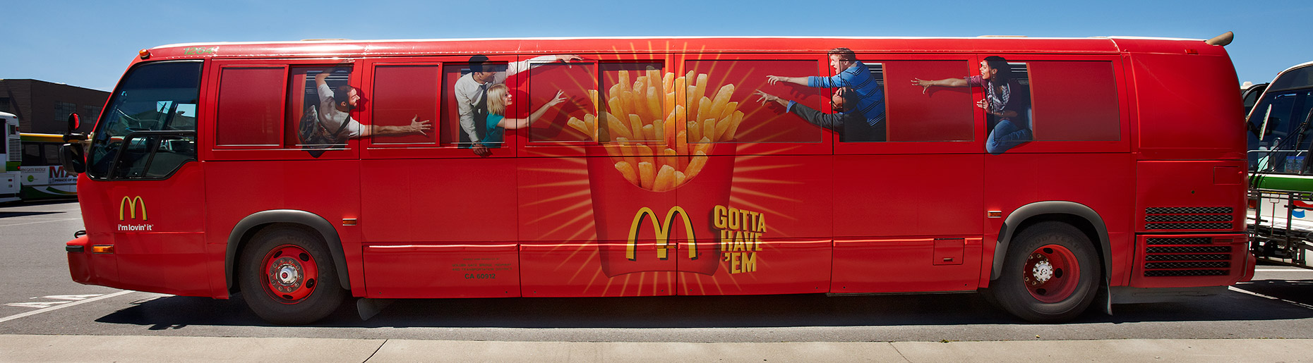McDonalds Bus Wrap
